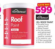 Homestead 20Ltr Roof Paint