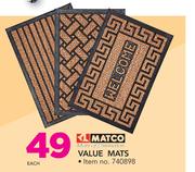Matco Value Mats-Each