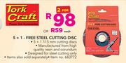 Tork Craft 5 + 1 Free Steel Cutting Disc-Each