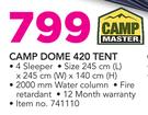 Campmaster Camp Dome 420 Tent