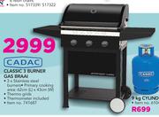 Cadac Classic 3 Burner Gas Braai
