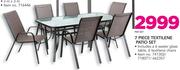 Out & About 7 Piece Textilene Patio Set-Per Set