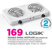 Logik Double Spiral Hotplate RSH-246083-018