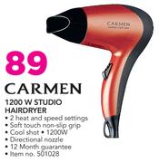 Carmen 1200W Studio Hairdryer