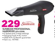 Sunbeam Professional Hairdryer SPH-2200B