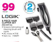 Logik 8 Piece Hair Clipper Set RSH-009136-Per Set