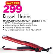 Russell Hobbs Hair Ceramic Straightener RHS-006