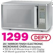 Defy 28Ltr Mirror Finish Electronic Microwave Oven MW M2822MG