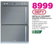 Defy Metallic Gourmet Double Oven DBO468