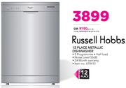 Russell Hobbs 12 Place Metallic Dishwasher