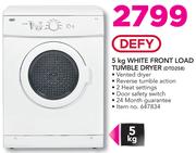 Defy 5Kg White Front Load Tumble Dryer DTD258