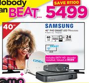 Samsung 40" FHD Smart LED TV 40J5200