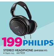 Philips Stereo Headphone SHP2000 97