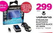 Volkano Streamline Bluetooth Adaptor Black VK-30004