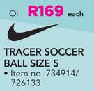 Nike Tracer Soccer Ball Size 5-Each