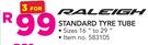 Raleigh Standard Tyre Tube-For 3