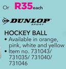 Dunlop Hockey Ball-Each