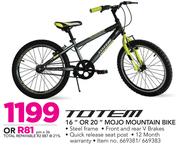 ToTem 16" Or 20" Mojo Mountain Bike