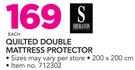 Sheraton Quilted Double Mattress Protector