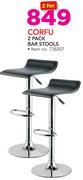 Corfu 2 Pack Bar Stools-For 2