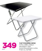 Flip Folding Desk-Each