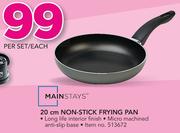 Mainstays 20Cm Non-Stick Frying Pan