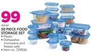 50 Piece Food Storage Set-Per Set