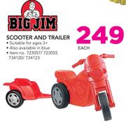 Big Jim Scooter And Trailer