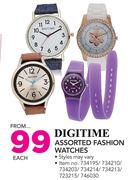 Digitime Assorted Fashion Watches-Each