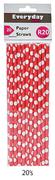 Everyday Paper Straws-20's Each