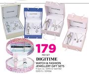 Digitime Watch & Fashion Jewellery Gift Sets-Per Set