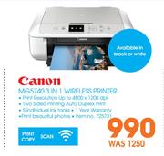 Canon MG5740 3 In 1 Wireless printer