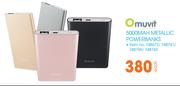 Muvit 5000 Mah Metallic Power Banks-Each