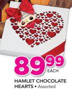 Hamlet Chocolate Hearts Assorted-Each