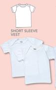 2 Pack Short Sleeve Vest Value Sets-Per Two Set