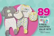 Little One 3 Piece Assorted Value Sets-Per Set