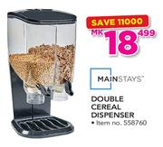 Mainstays Double Cereal Dispenser