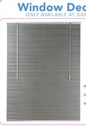 Decorland Ready made 25mm Aluminium Venetian Blind(Silver) 1000x1000mm