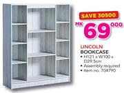Lincoln Bookcase 121x100x29.5cm