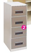 ToolRoom 4 Drawer File Cabinet
