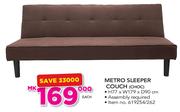 Metro Sleeper Couch 77x179x90cm
