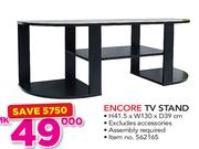 Encore TV Stand 41.5x130x39cm Excluding Accessories