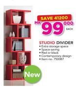 Studio Divider In Red Or Black-Each