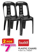 Buddi Plastic Chairs-For 2