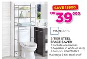 Mainstays 3 Tier Chrome Space Saver Excluding Accessories
