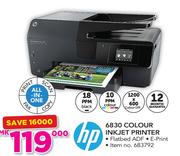 HP 6830 All In One Colour Inkjet Printer