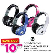 Volkano Rhythm Over Ear VK-20000 BL-Each