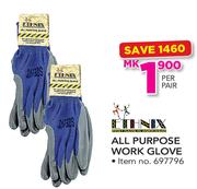 Ethnix All Purpose Work Glove-Per Pair