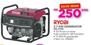 Ryobi 2.7Kw Generator RG-2700