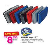 Home Mark Aluma Wallet-Each